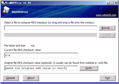 WinMd5Free